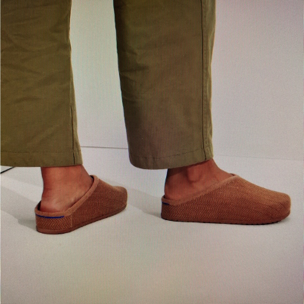Rothy’s The Casual Clog size 6 Teak Herringbone